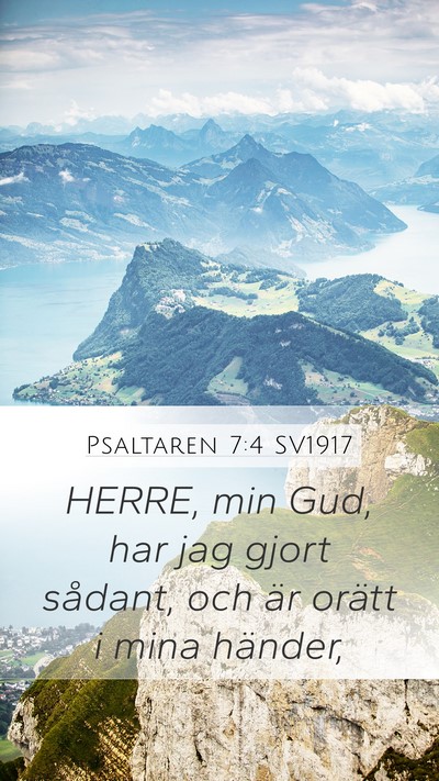 Psaltaren 7:4 SV1917 Bible Verse Image