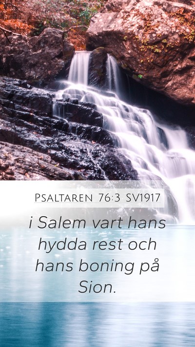 Psaltaren 76:3 SV1917 Bible Verse Image