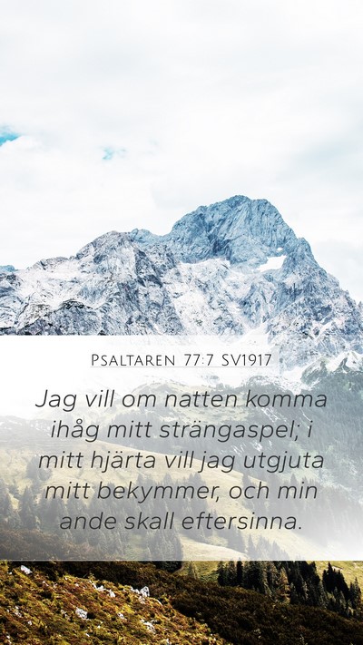 Psaltaren 77:7 SV1917 Bible Verse Image