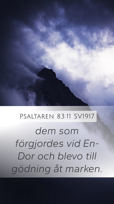 Psaltaren 83:11 SV1917 Bible Verse Image