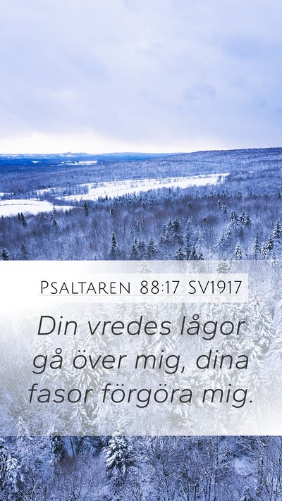 Psaltaren 88:17 SV1917 Bible Verse Image