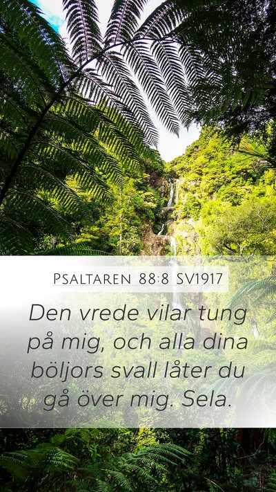 Psaltaren 88:8 SV1917 Bible Verse Image