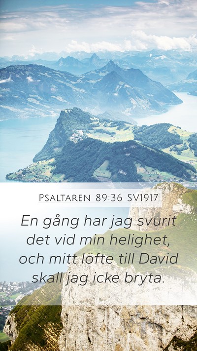 Psaltaren 89:36 SV1917 Bible Verse Image