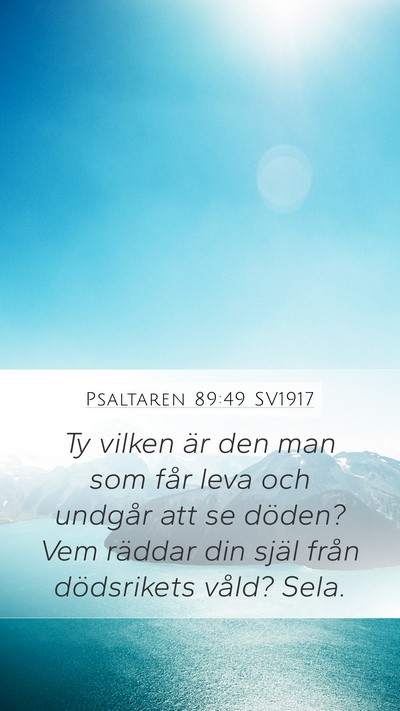 Psaltaren 89:49 SV1917 Bible Verse Image