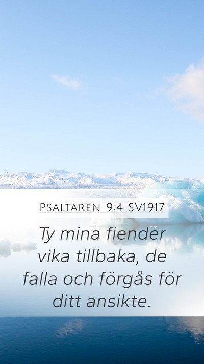 Psaltaren 9:4 SV1917 Bible Verse Image