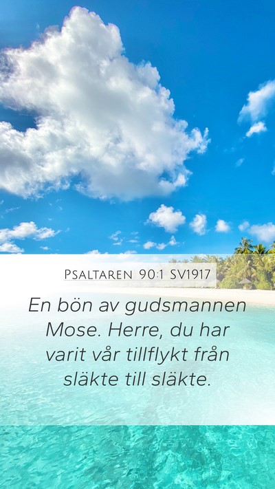 Psaltaren 90:1 SV1917 Bible Verse Image
