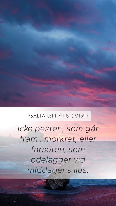 Psaltaren 91:6 SV1917 Bible Verse Image