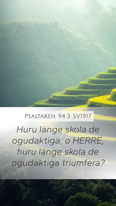 Psaltaren 94:3 SV1917 Bible Verse Image
