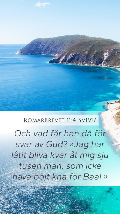 Romarbrevet 11:4 SV1917 Bible Verse Image