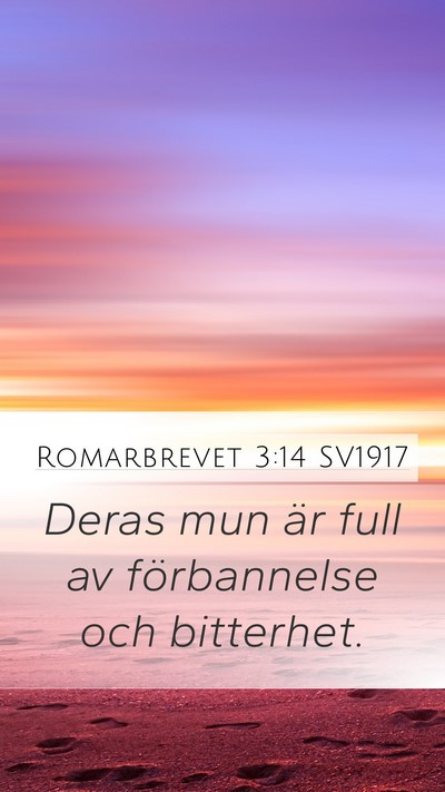 Romarbrevet 3:14 SV1917 Bible Verse Image