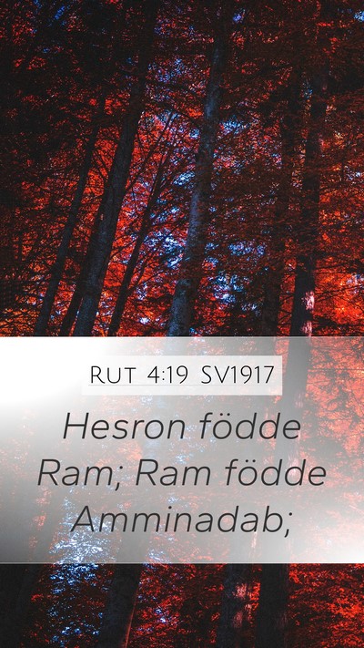 Rut 4:19 SV1917 Bible Verse Image
