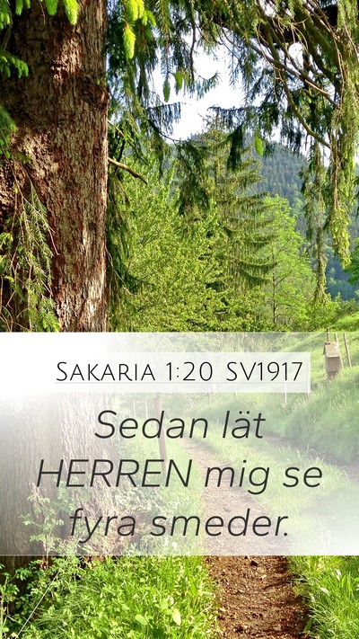 Sakaria 1:20 SV1917 Bible Verse Image