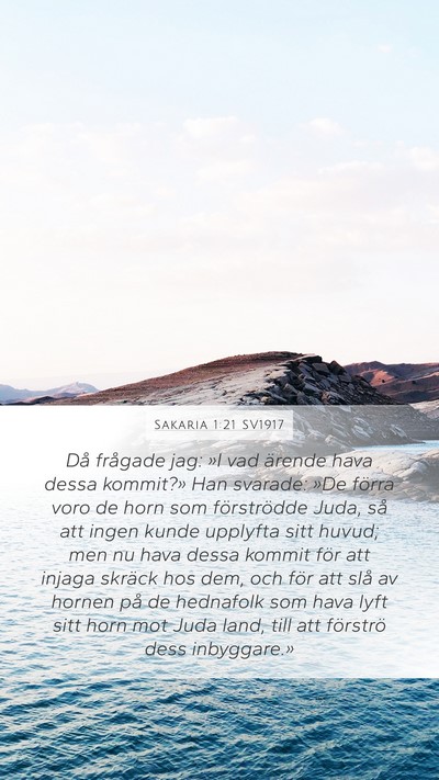 Sakaria 1:21 SV1917 Bible Verse Image