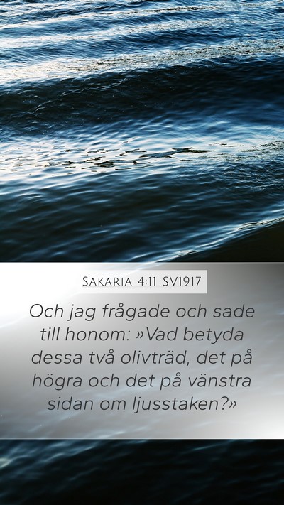 Sakaria 4:11 SV1917 Bible Verse Image