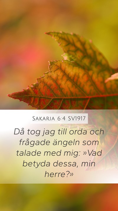 Sakaria 6:4 SV1917 Bible Verse Image