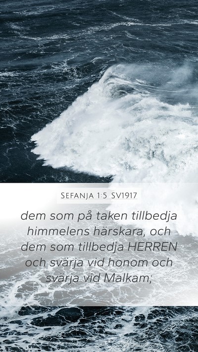Sefanja 1:5 SV1917 Bible Verse Image