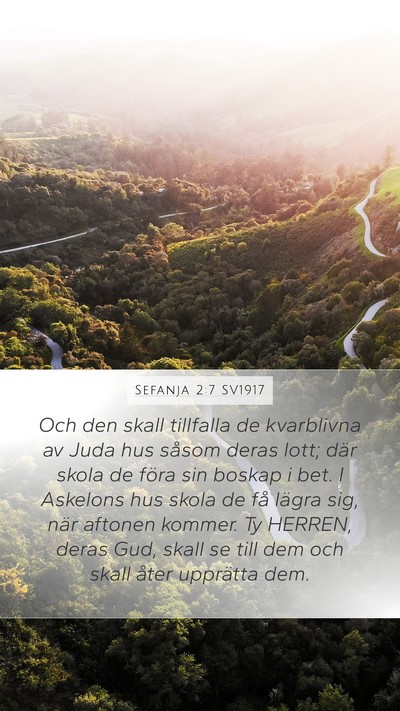 Sefanja 2:7 SV1917 Bible Verse Image